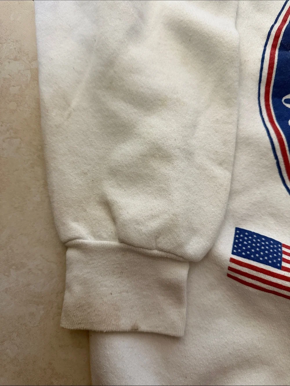 Buffalo Bills White Super Bowl XXV Vintage Crewneck Sweatshirt
